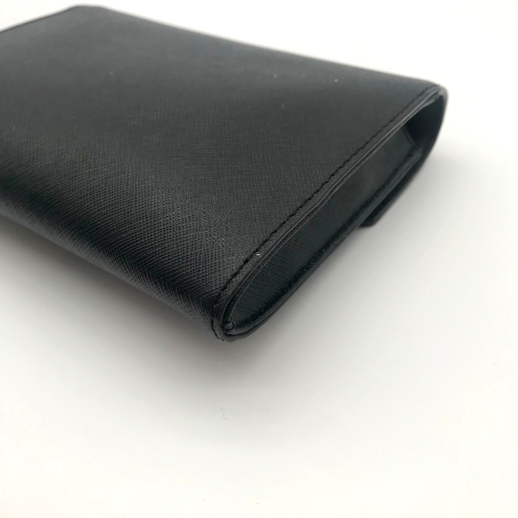 Kate Spade Black Saffiano Leather Cedar Street Monday Envelope Crossbody Bag