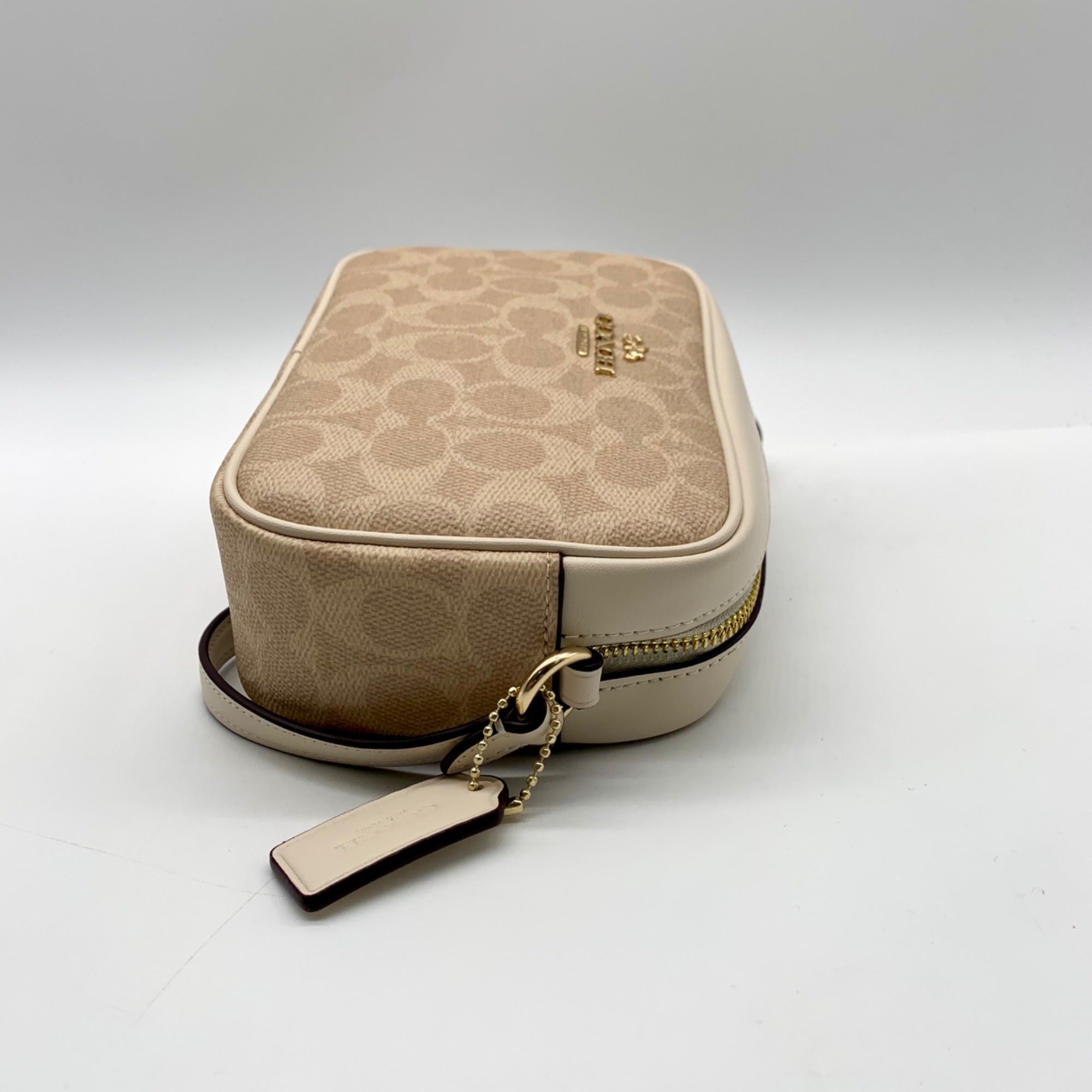 Coach Beige Jamie Camera Coated Canvas Crossbody Bag