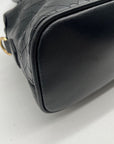 XOXO Black Faux Leather Logo Embossed Satchel Bag