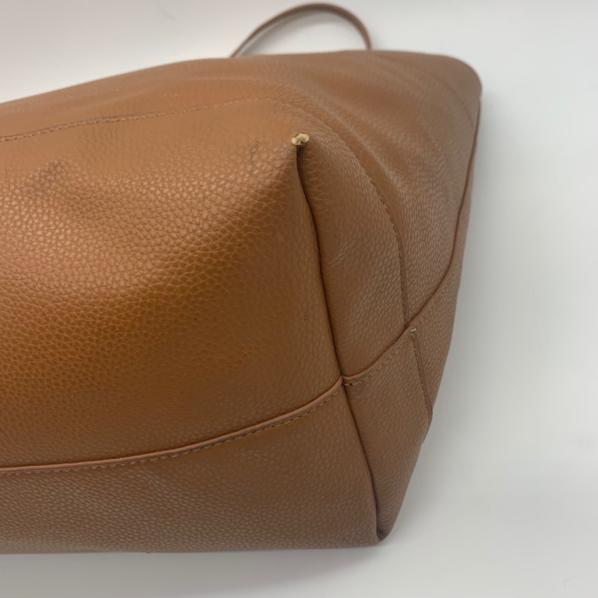 Steven Madden Brown Faux Leather Large Tote Set
