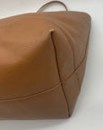 Steven Madden Brown Faux Leather Large Tote Set