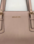 Michael Kors Soft Pink Leather Voyager East/West Tote Bag