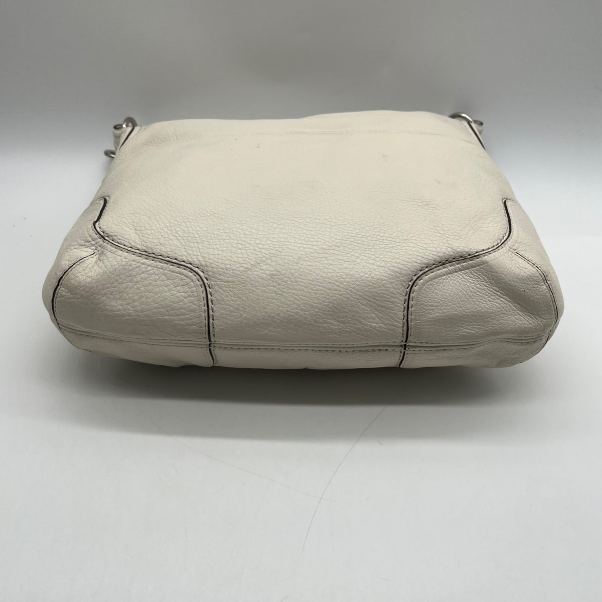 Coach Beige Poppy Avery Pebbled Hobo Bag 22423