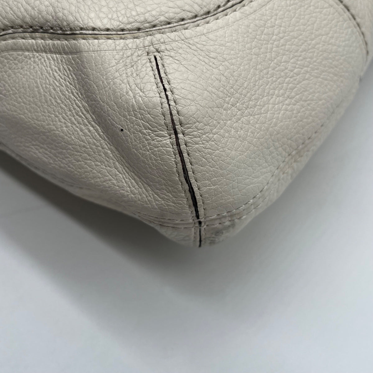 Coach Beige Poppy Avery Pebbled Hobo Bag 22423