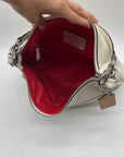 Coach Beige Poppy Avery Pebbled Hobo Bag 22423