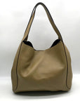 Coach Olive Green Pebbled Leather Hadley Hobo Bag 73549