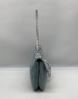 Michael Kors Light Blue Suede Shoulder Bag