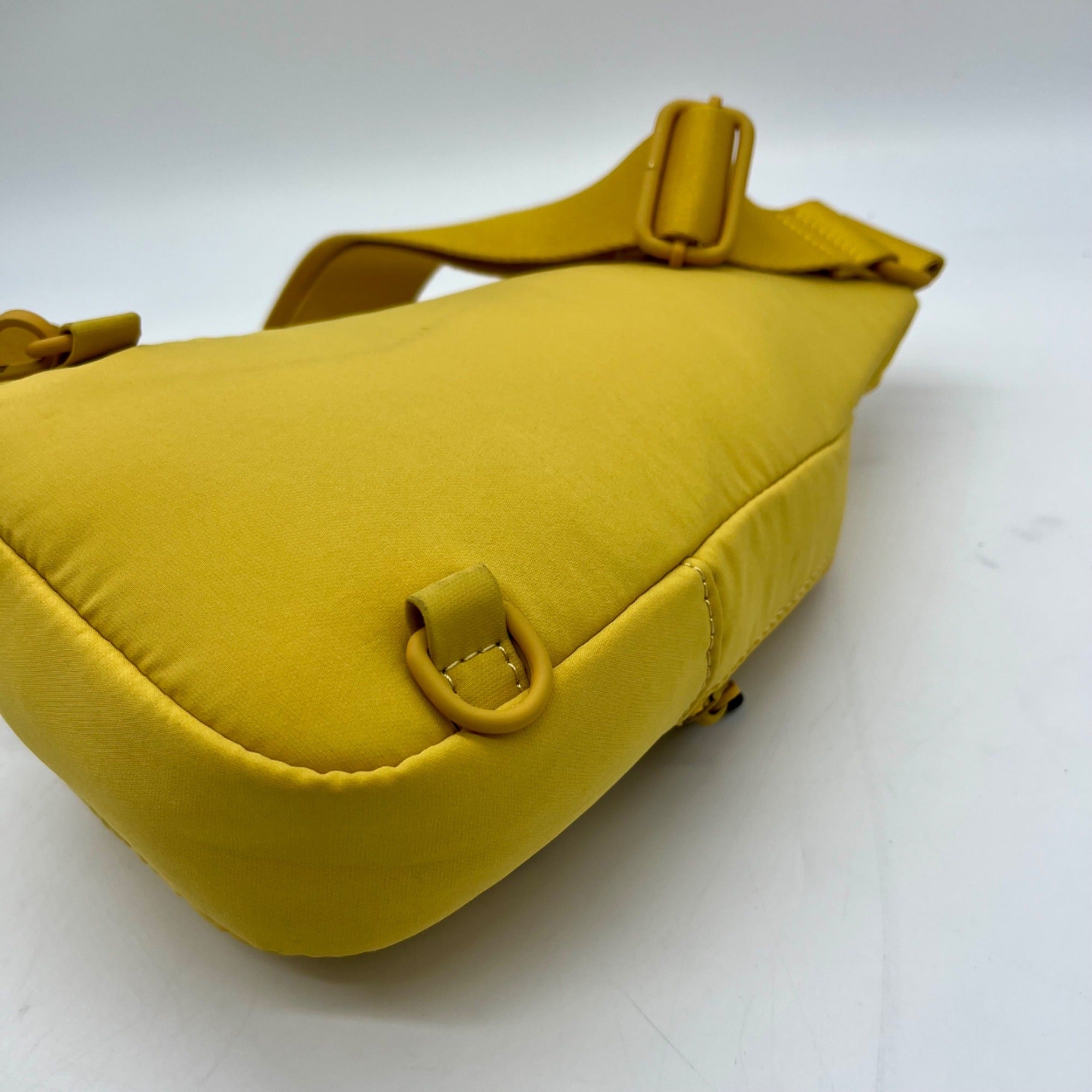 MMS Brands Mustard Yellow Nylon Sling Bag