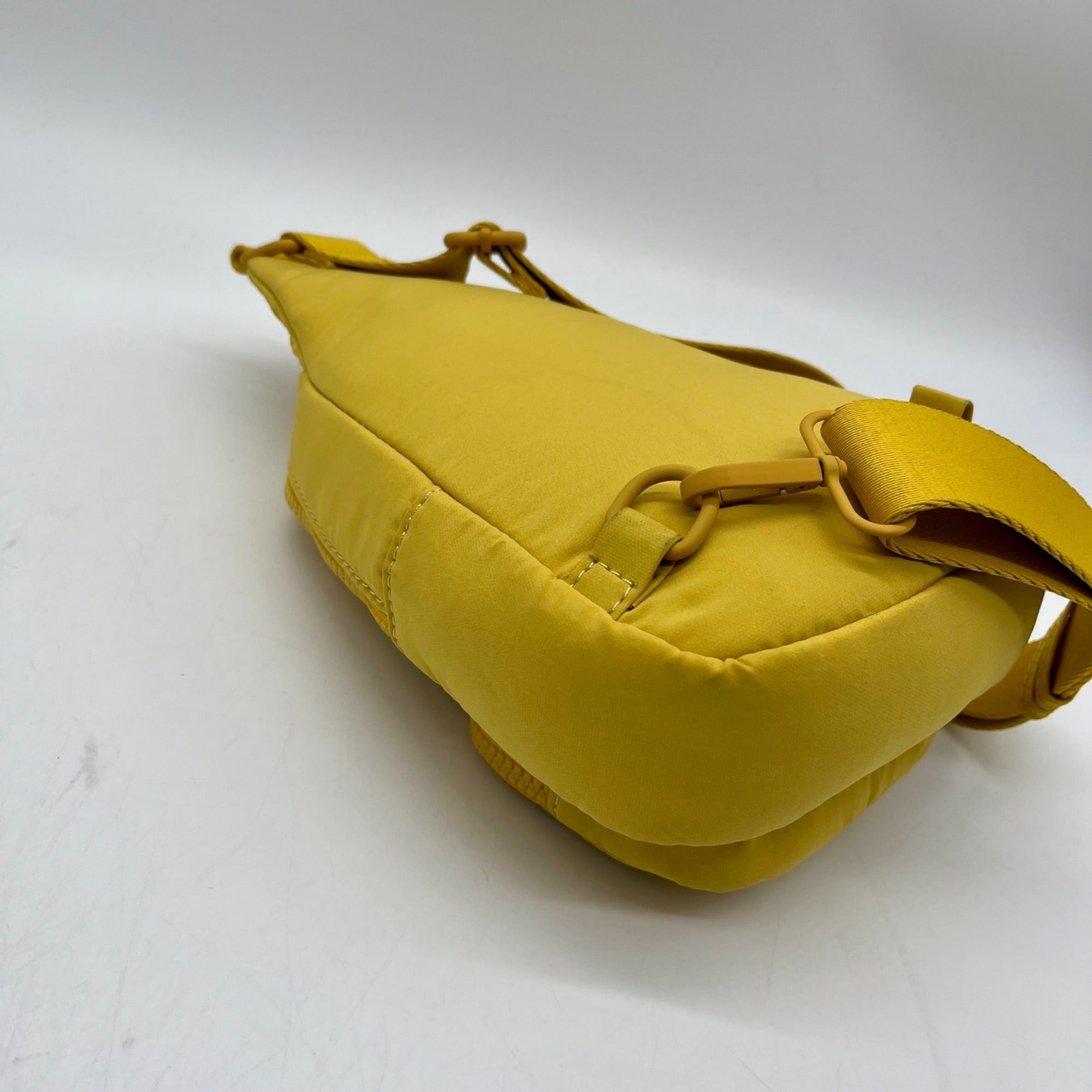 MMS Brands Mustard Yellow Nylon Sling Bag