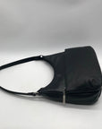 Giani Bernini Sleek Black Nappa Leather Shoulder Bag
