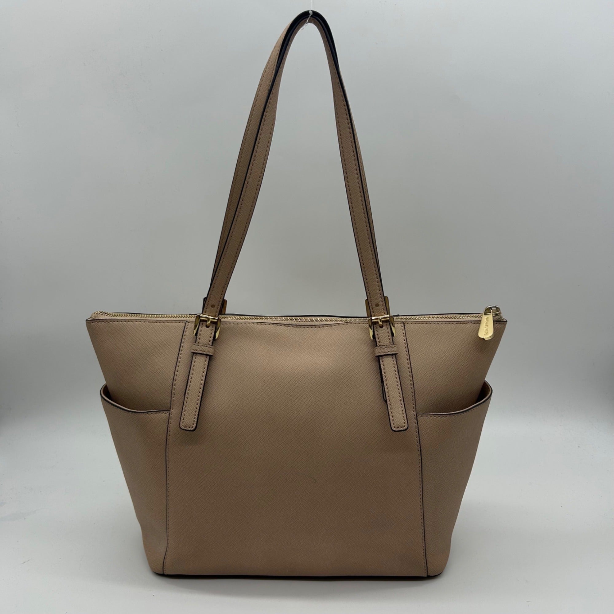 Michael Kors Beige Leather Shoulder Bag