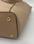 Michael Kors Beige Leather Shoulder Bag