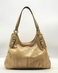 Coach Madison Metallic Gold Embossed Leather Maggie Shoulder Bag 18932