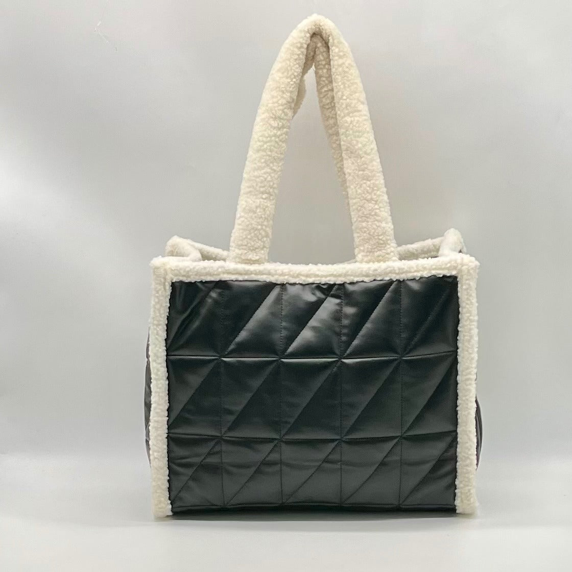 Unbranded Black And Fur Shoulder Bag