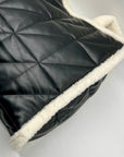 Unbranded Black And Fur Shoulder Bag