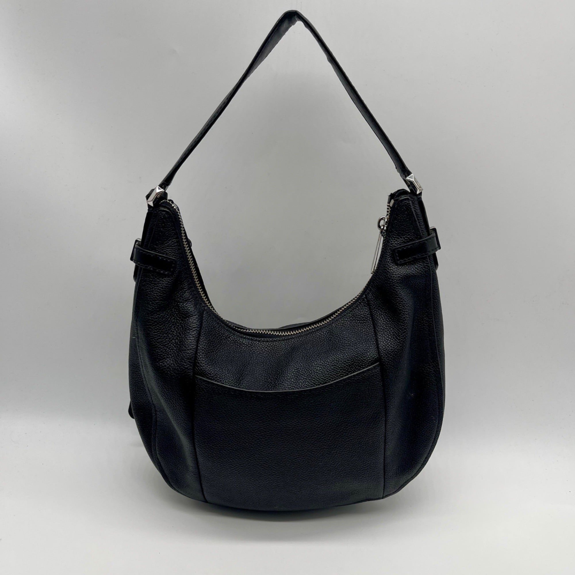 Michael Kors Black Pebbled Leather Hobo Bag