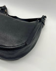 Michael Kors Black Pebbled Leather Hobo Bag