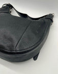 Michael Kors Black Pebbled Leather Hobo Bag