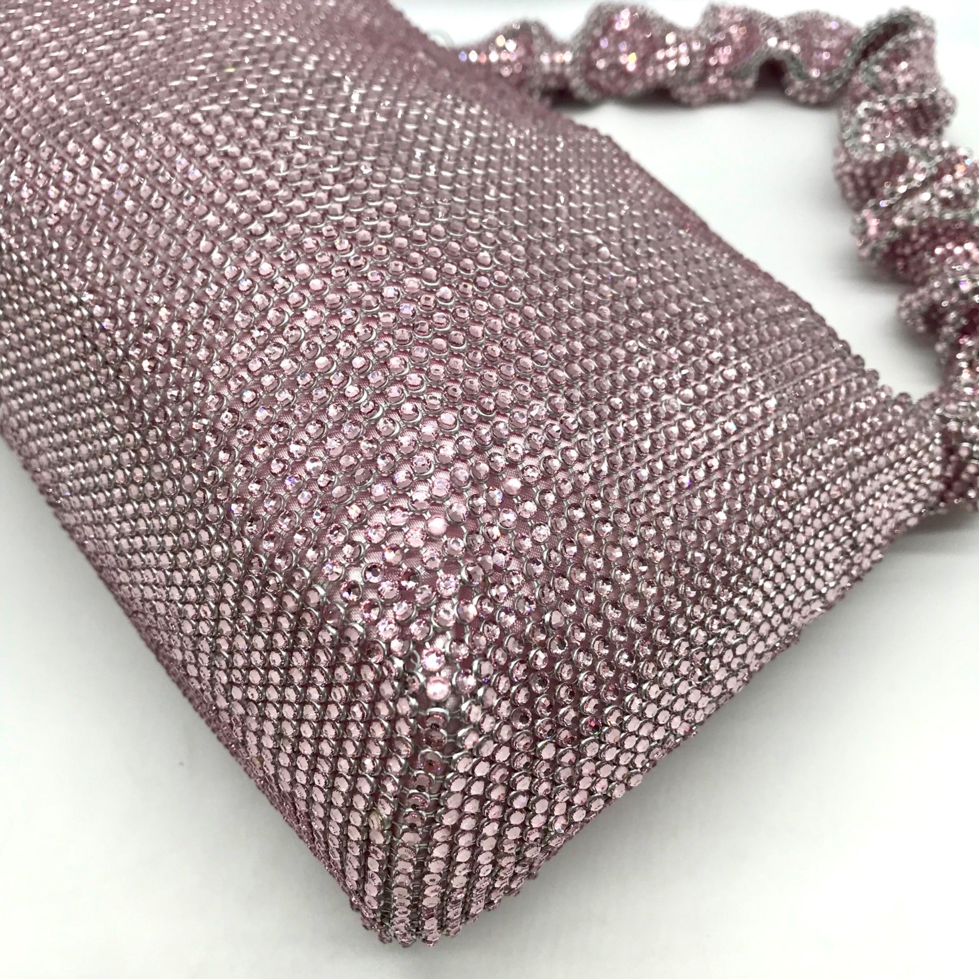 I.N.C. International Concepts Pink Dogwo Mesh Scrunch Shoulder Bag