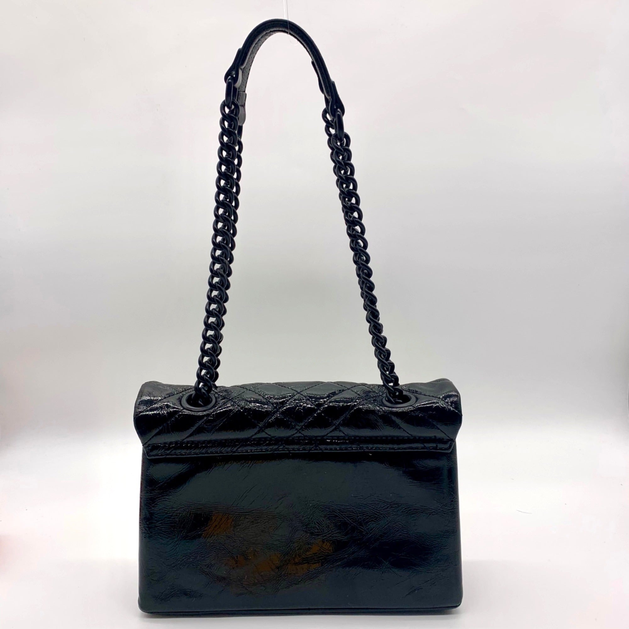 Kurt Geiger Black Leather London Brixton Shoulder Bag