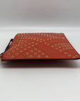 Michael Kors Persimmon Leather Jet Set Travel Wristlet