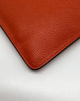 Michael Kors Persimmon Leather Jet Set Travel Wristlet