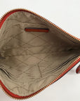 Michael Kors Persimmon Leather Jet Set Travel Wristlet