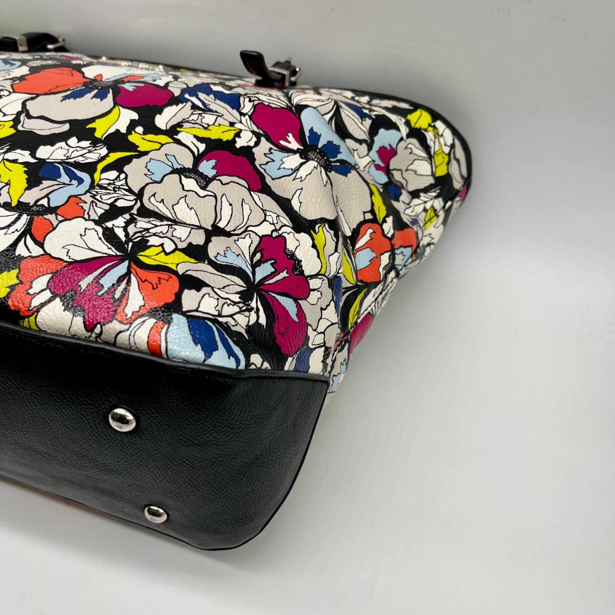 Nine West Multicolored Faux Leather Tote Bag