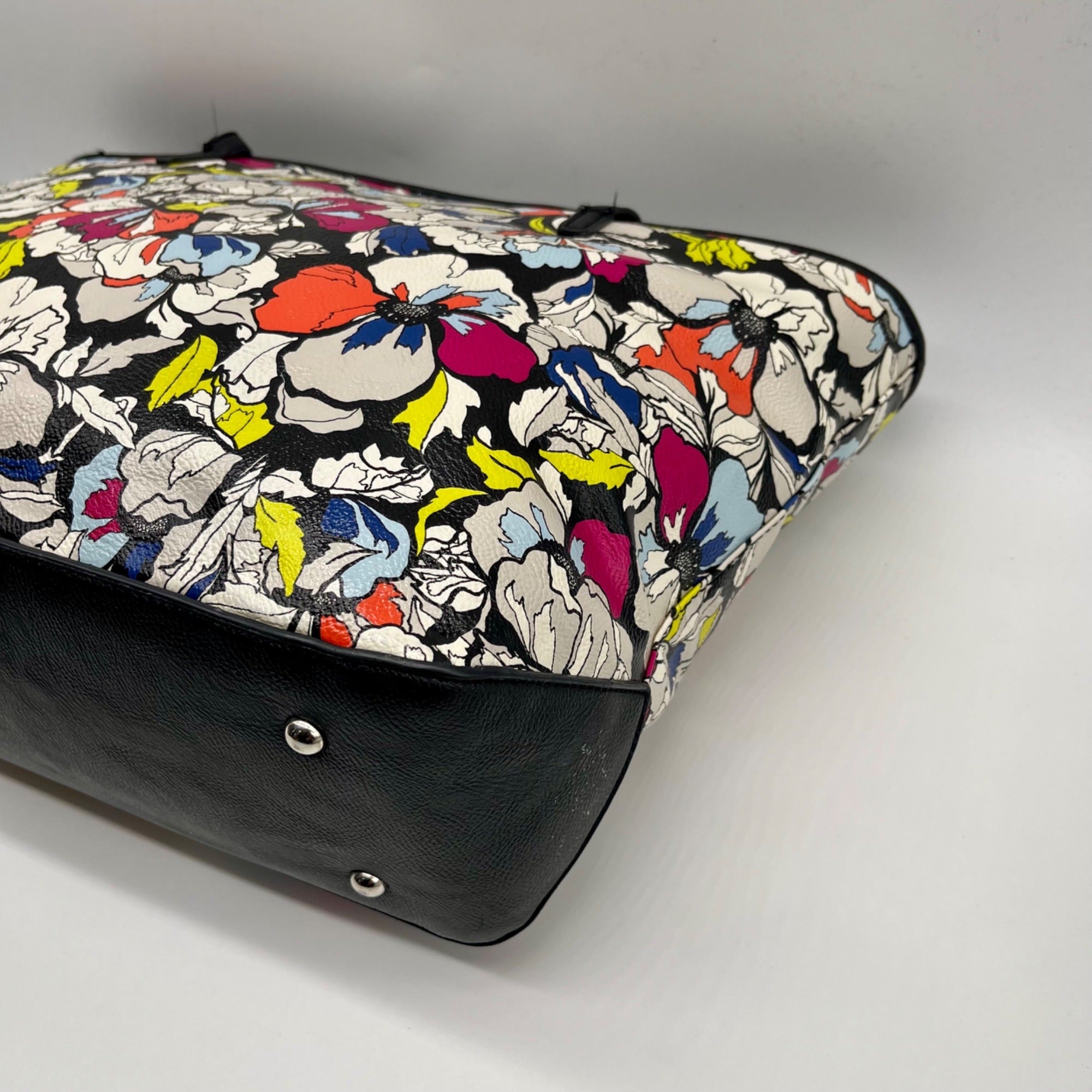 Nine West Multicolored Faux Leather Tote Bag