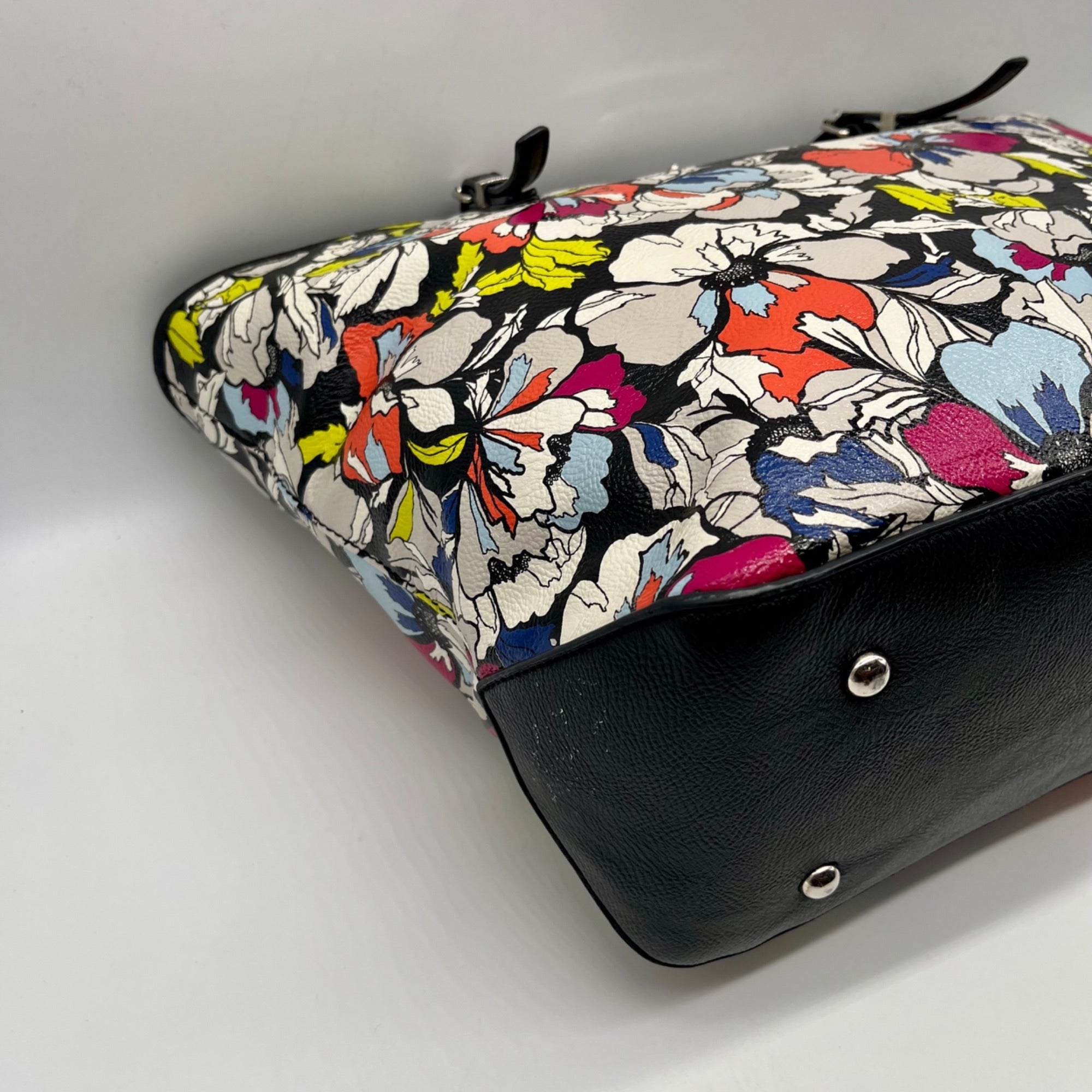 Nine West Multicolored Faux Leather Tote Bag