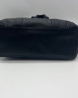 Coach Black Leather Gallery Tote Bag F10195