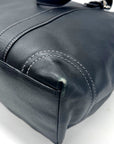 Coach Black Leather Gallery Tote Bag F10195