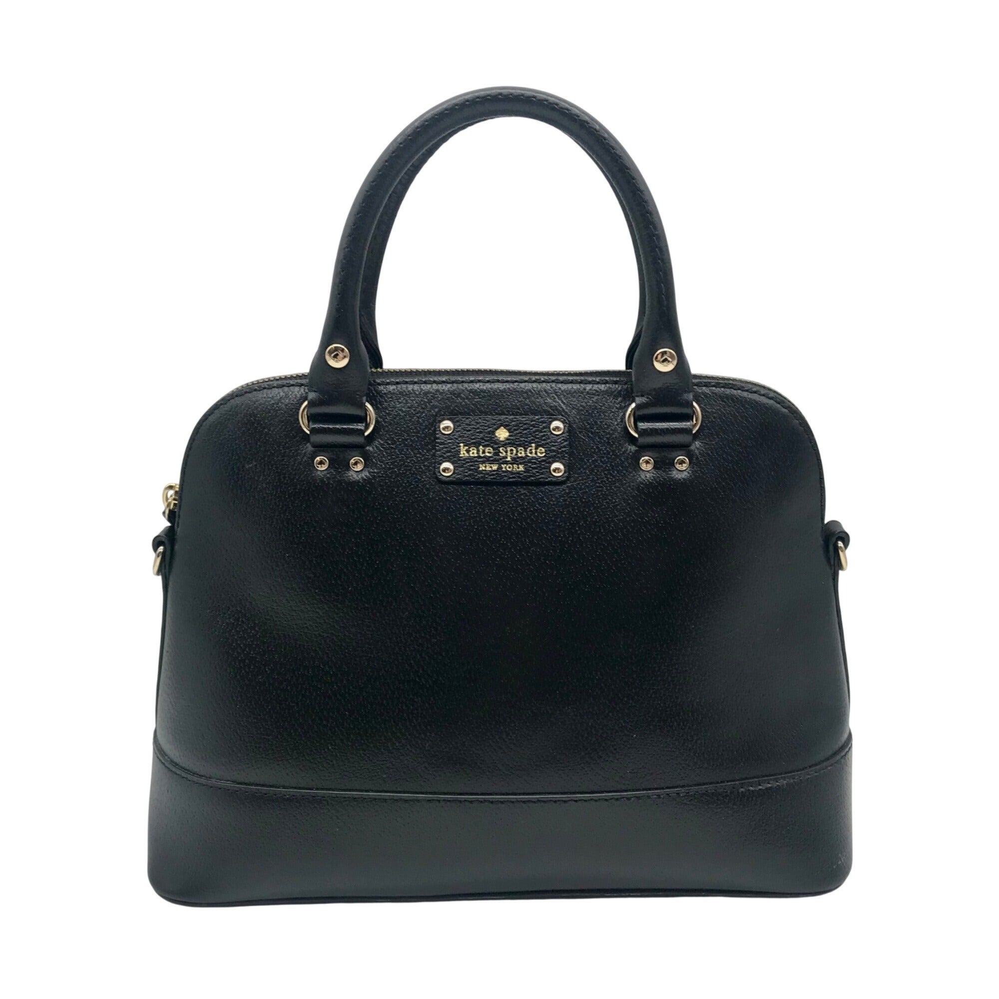 Kate Spade Black Leather Tote Bag