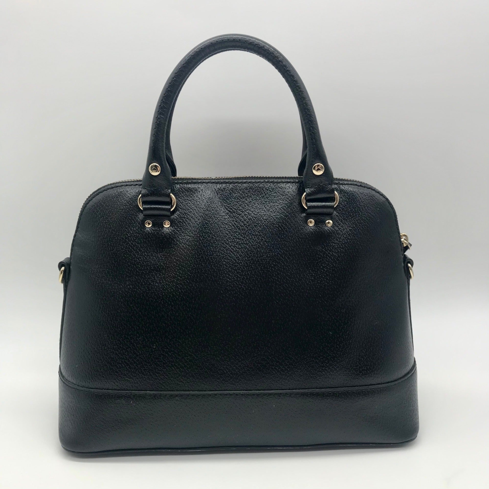 Kate Spade Black Leather Tote Bag