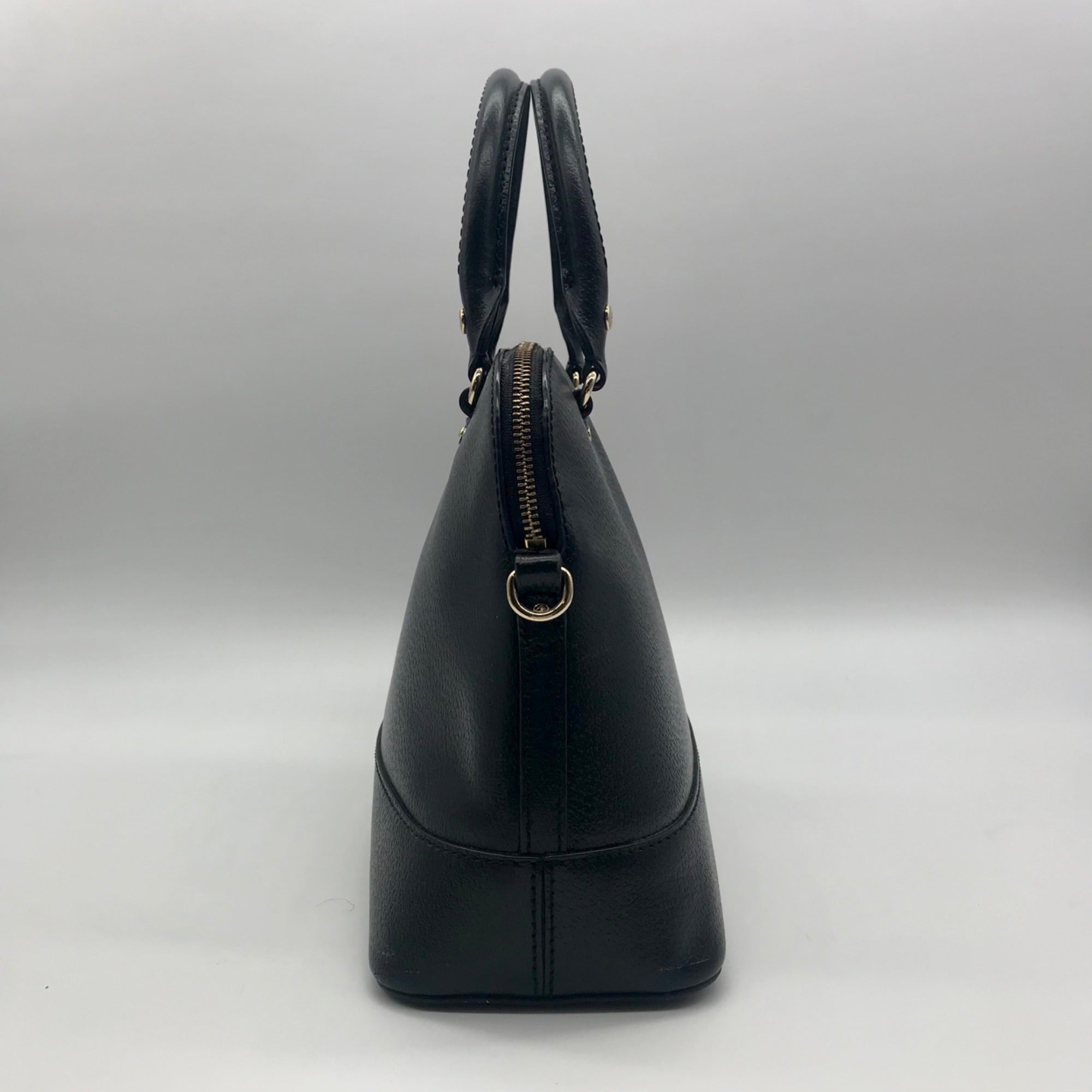 Kate Spade Black Leather Tote Bag