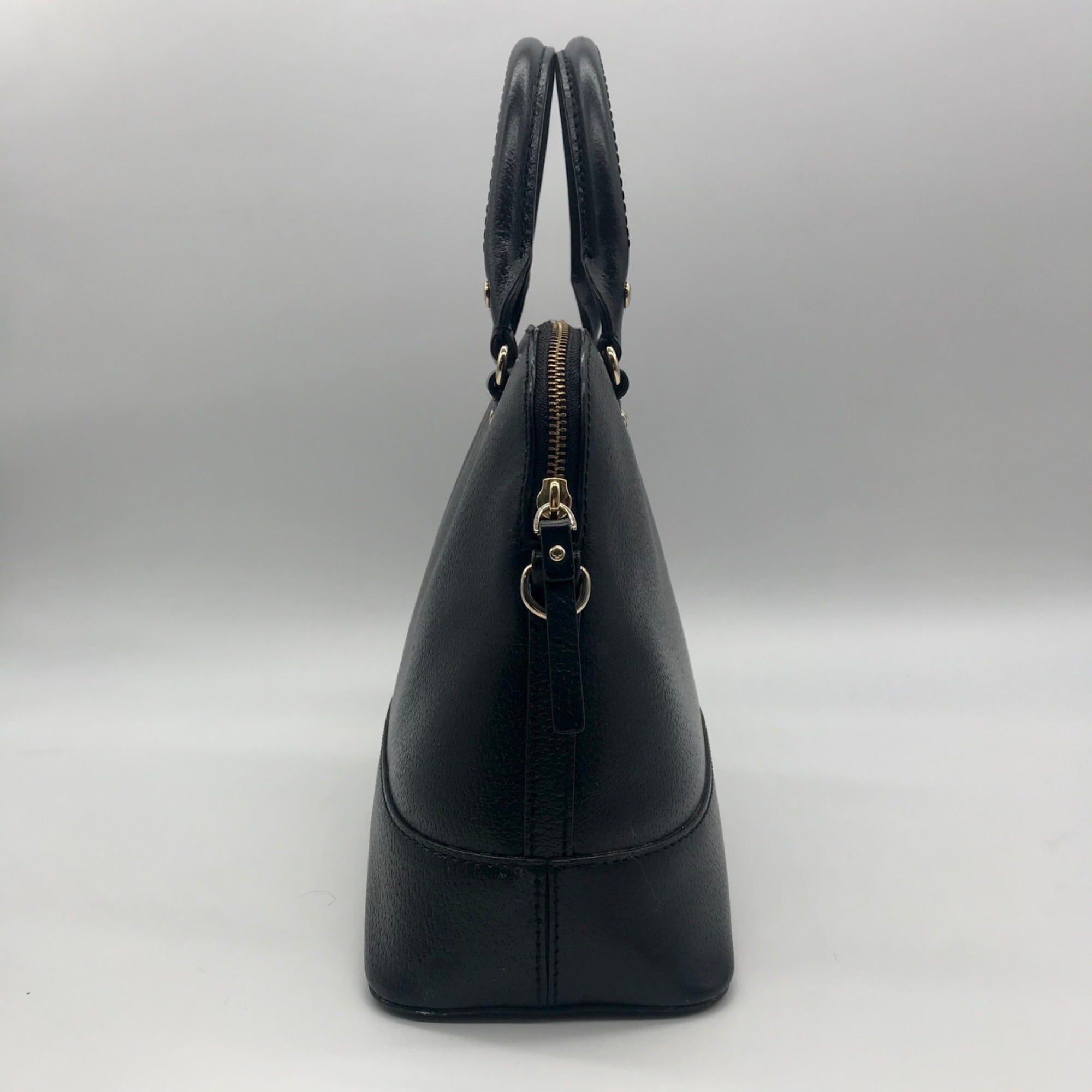 Kate Spade Black Leather Tote Bag