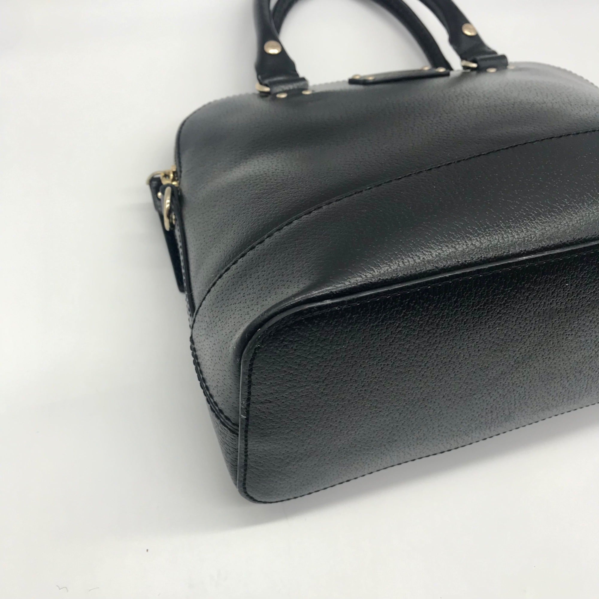 Kate Spade Black Leather Tote Bag