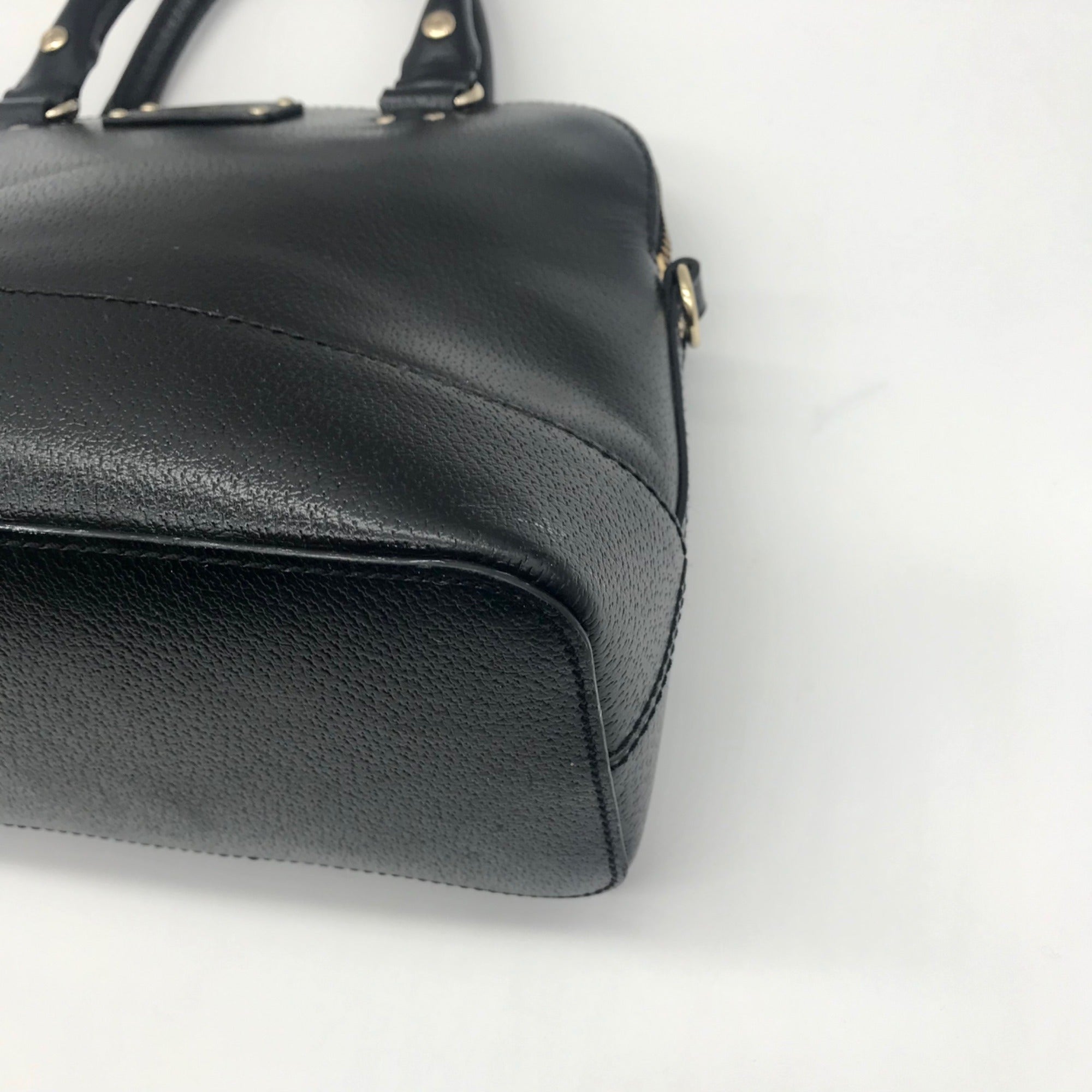Kate Spade Black Leather Tote Bag
