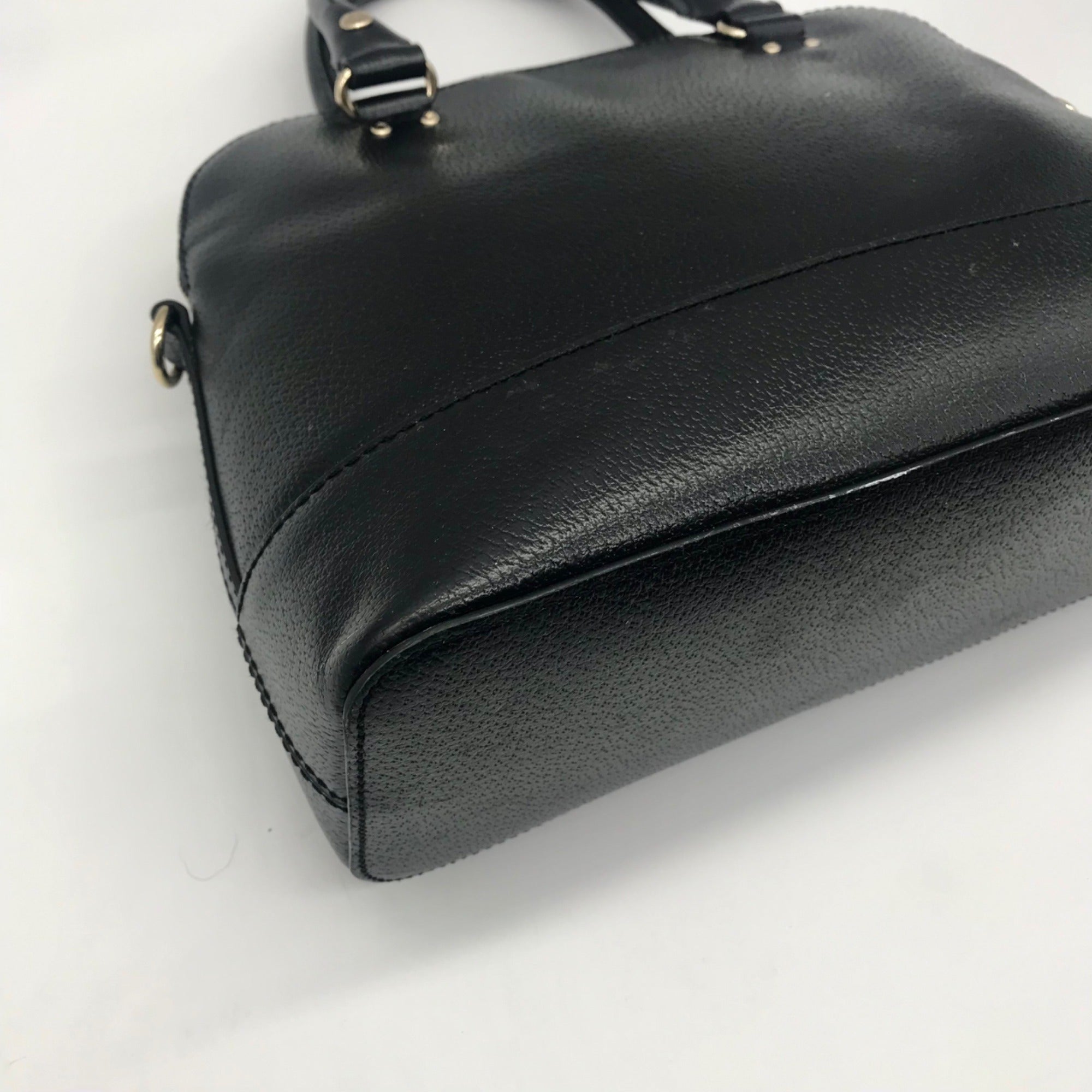 Kate Spade Black Leather Tote Bag