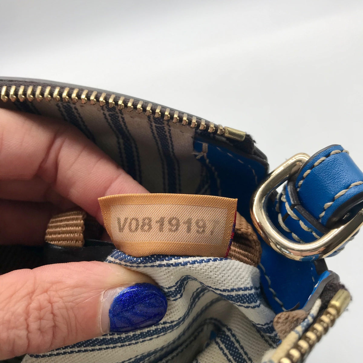 Dooney &amp; Bourke Royal Blue Beacon Domed Crossbody Bag