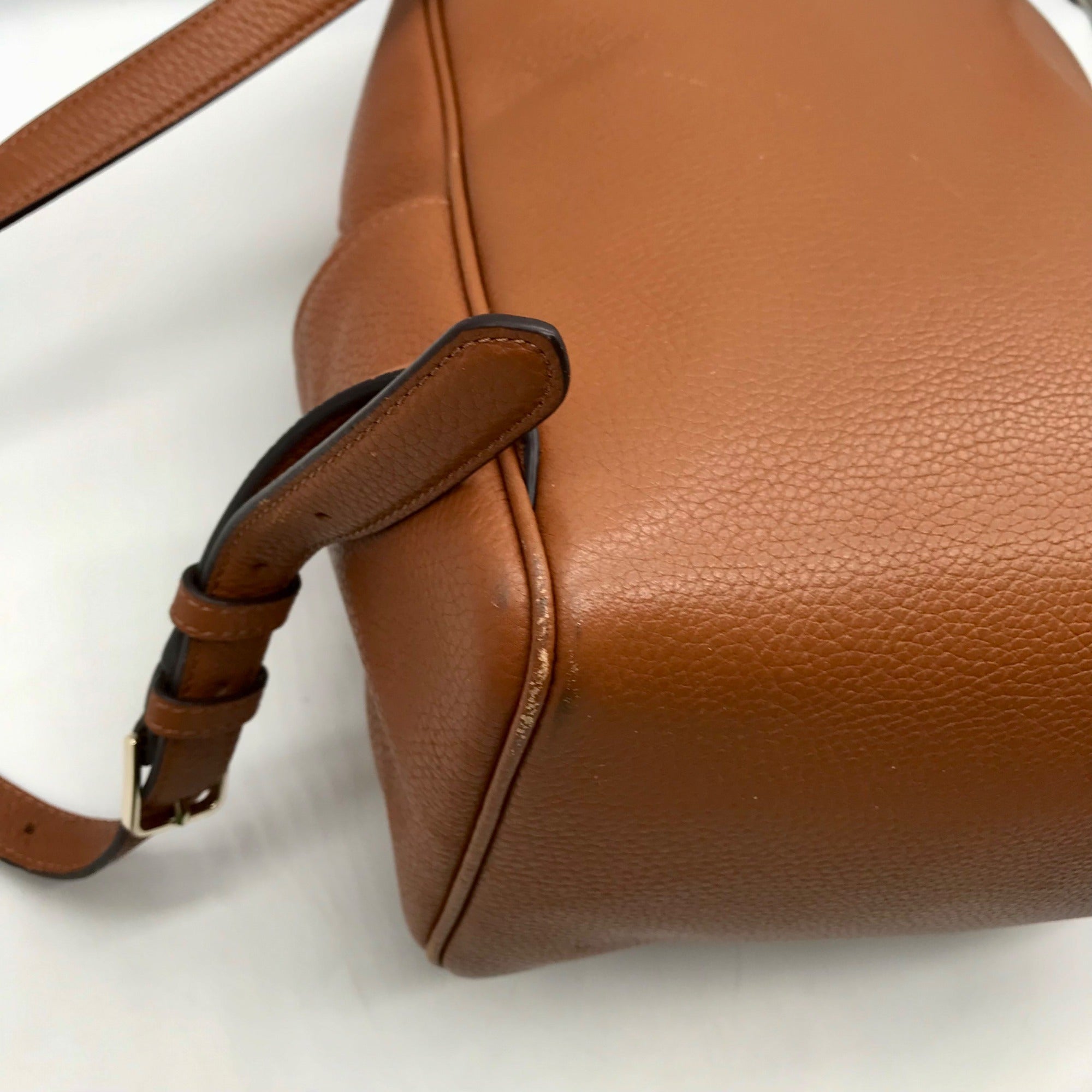 Kate Spade Gingerbread Pebbled Leather Leila Backpack