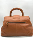 Givenchy Brown Pebbled Leather Vintage Doctor Bag