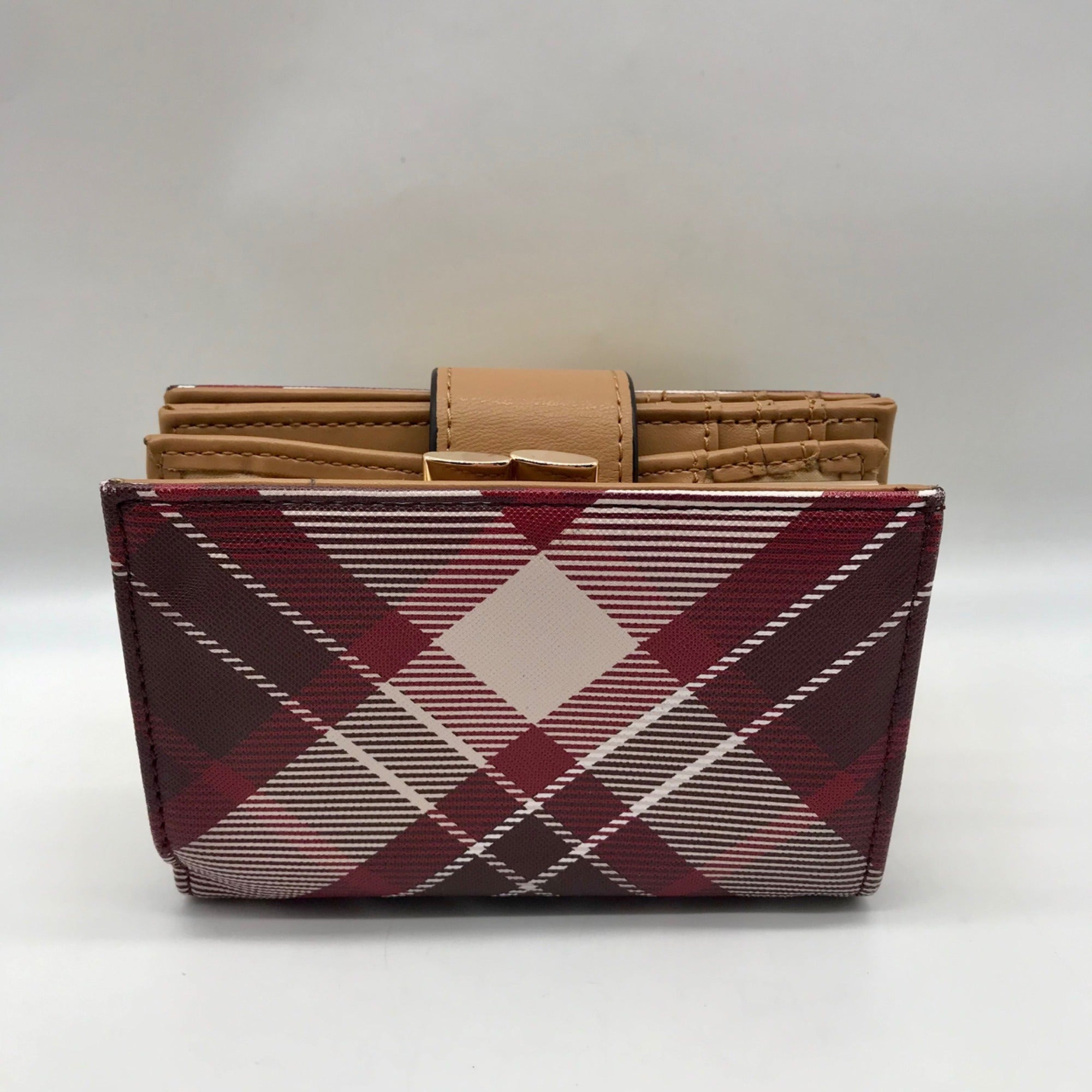 Giani Bernini Plaid Leather Wallet