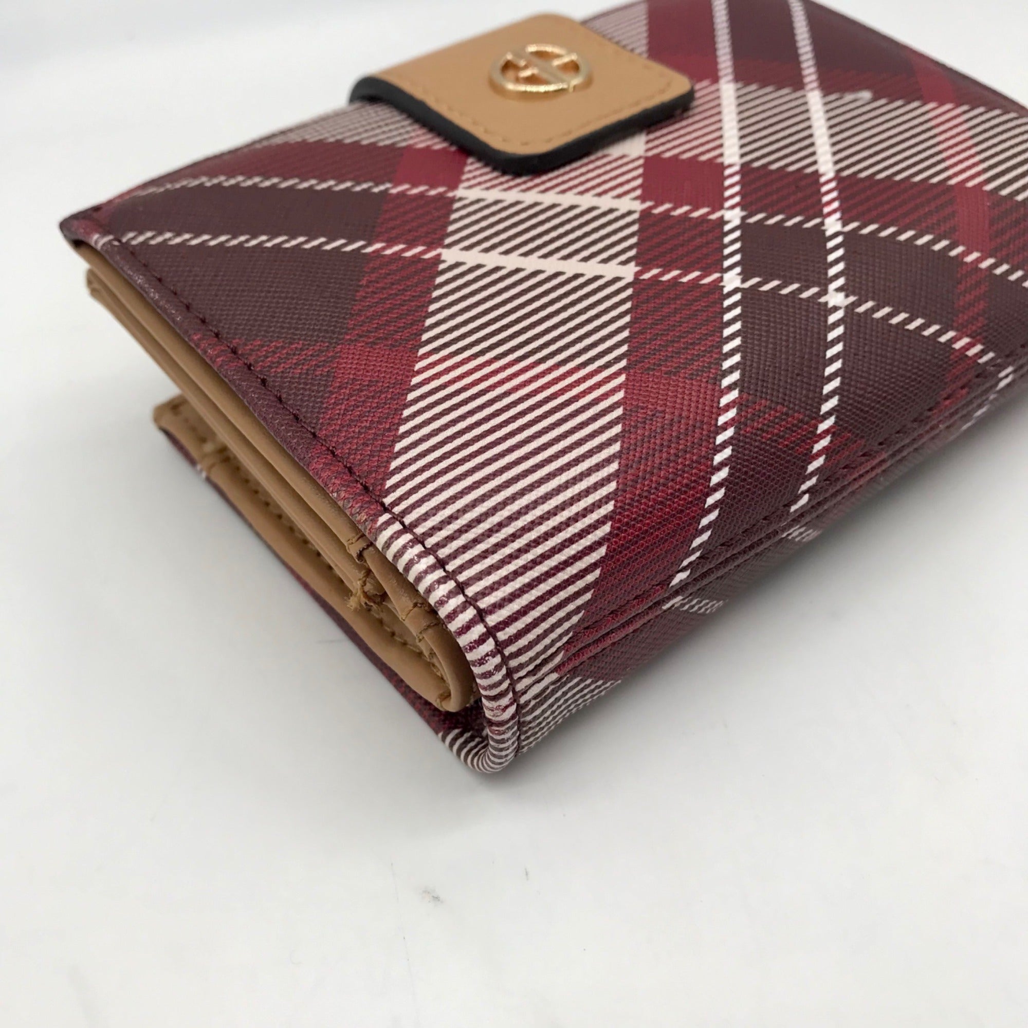Giani Bernini Plaid Leather Wallet