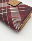 Giani Bernini Plaid Leather Wallet