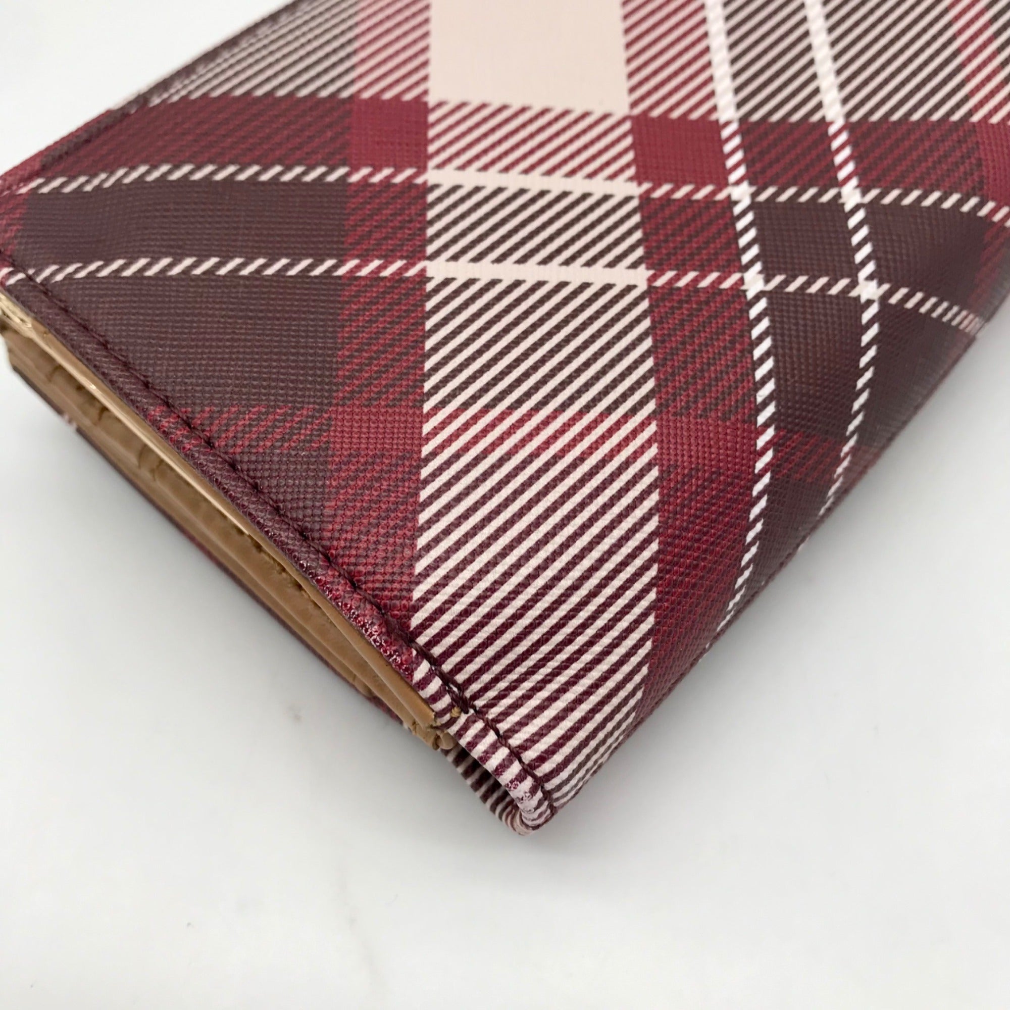 Giani Bernini Plaid Leather Wallet