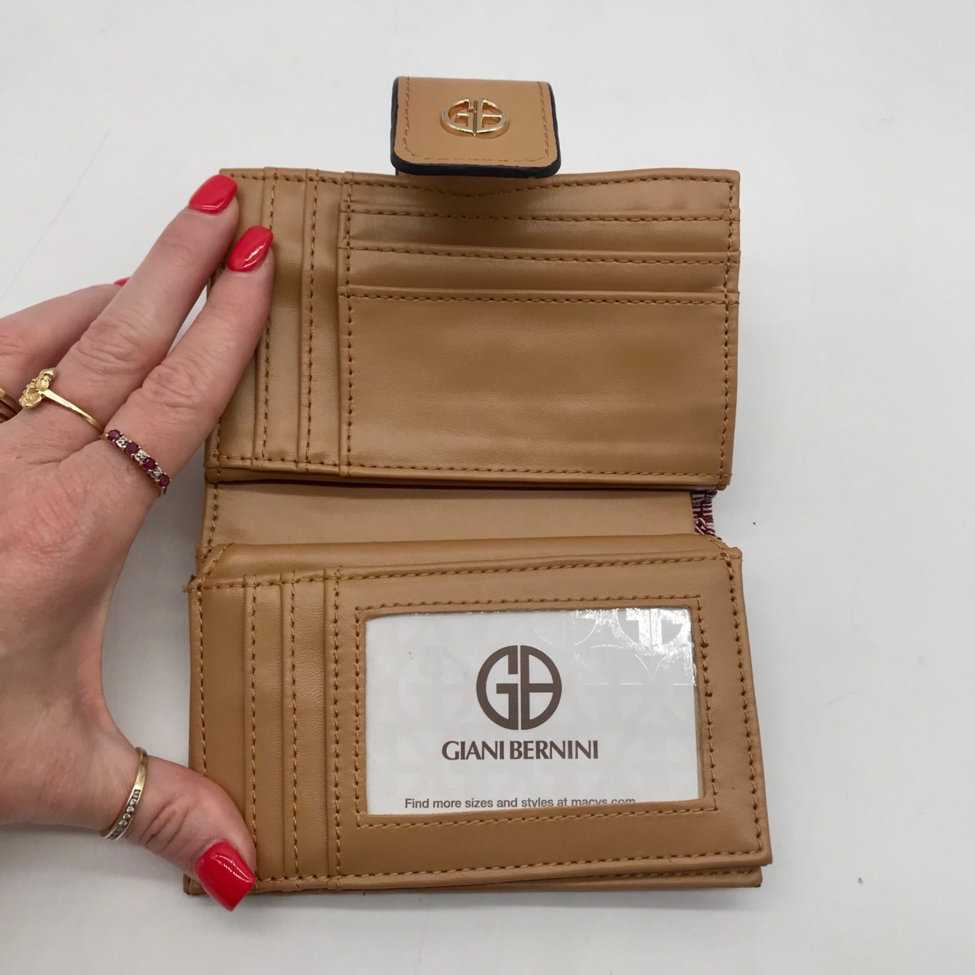 Giani Bernini Plaid Leather Wallet