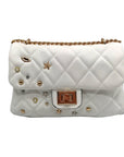 Aldo White Quilted Naeclya Convertible Crossbody