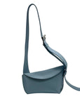 Alexander Mcqueen Blue Leather Shoulder Bag