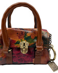 Patricia Nash  Mini Leather Multi-Print Floral Bag